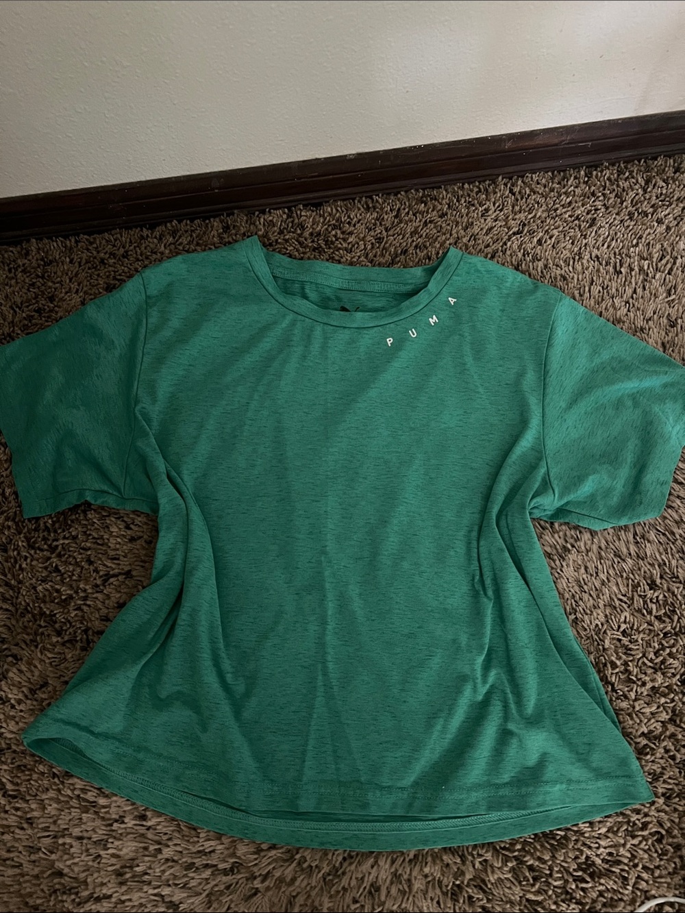2 for $12- Puma Teal Green Short Sleeve Athletic Tee